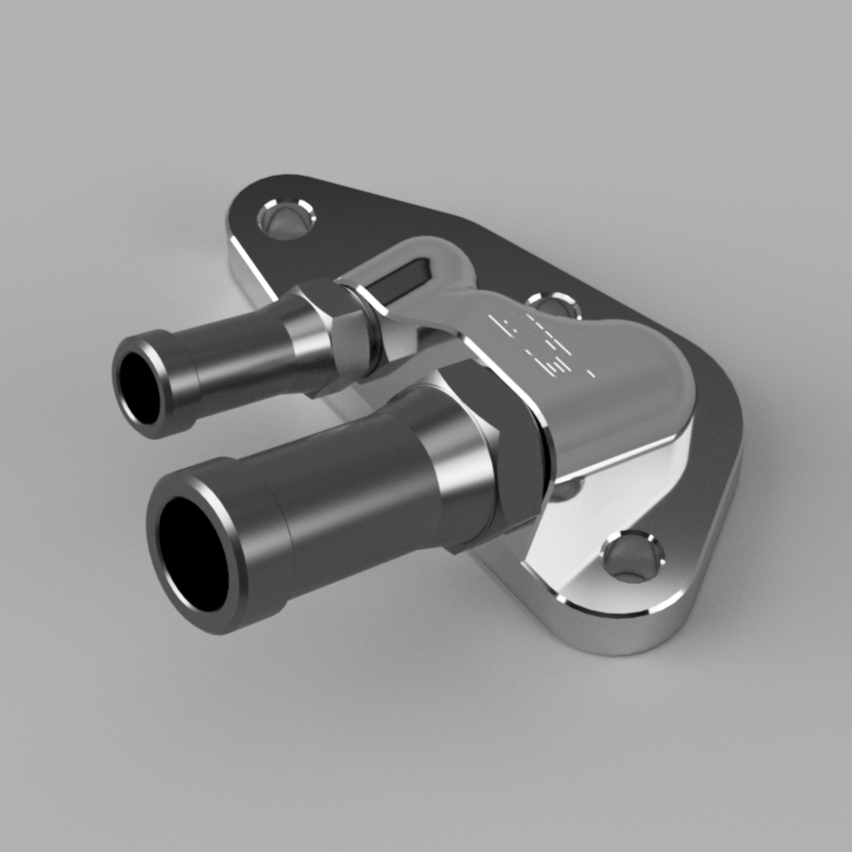 Precision Works Coolant Breather Fitting Assembly 2015+ WRX FA20 DIT PrivateLabelMfg