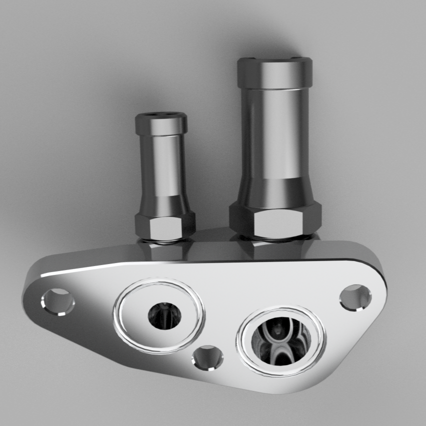 Precision Works Coolant Breather Fitting Assembly 2015+ WRX FA20 DIT PrivateLabelMfg