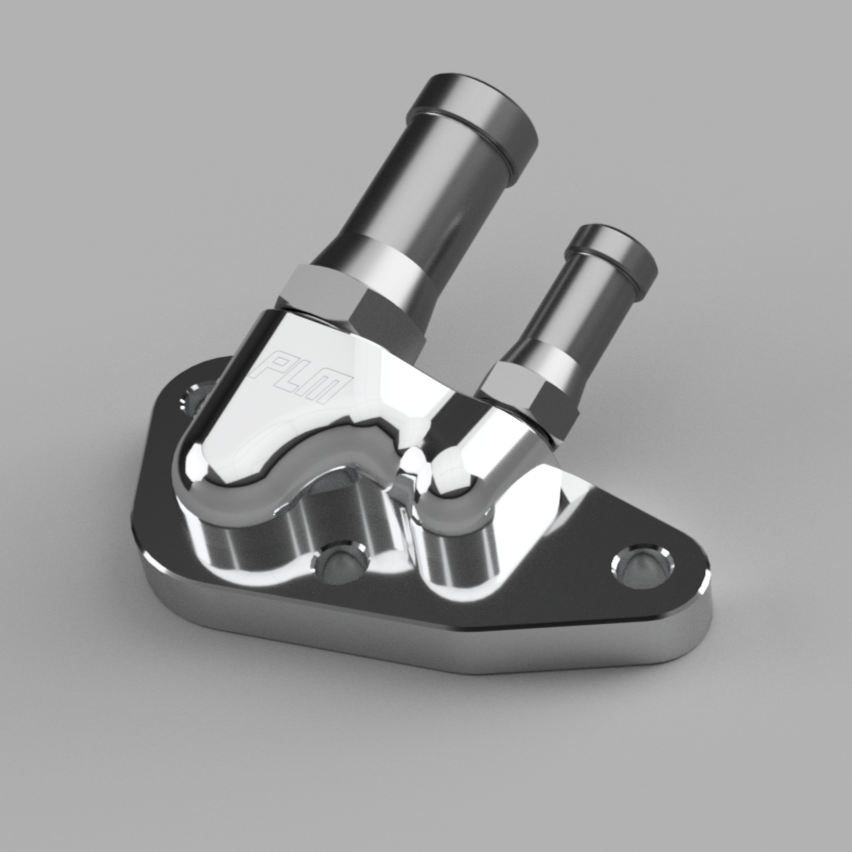 Precision Works Coolant Breather Fitting Assembly 2015+ WRX FA20 DIT PrivateLabelMfg