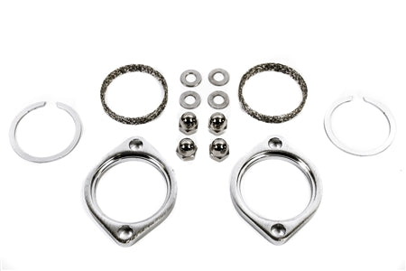 Precision Works Flange Gasket Hardware For Harley Davidson Exhaust Install Kit 84-15 PrivateLabelMfg