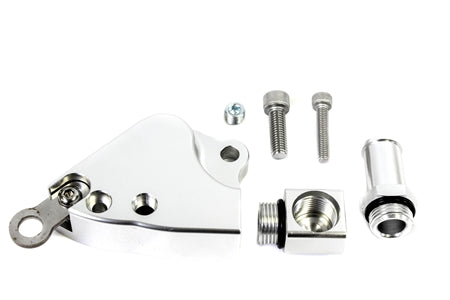 Precision Works K Series Swap Intake Manifold Coolant Adapter Plate K20 Manifold On K24 Head RSX PrivateLabelMfg