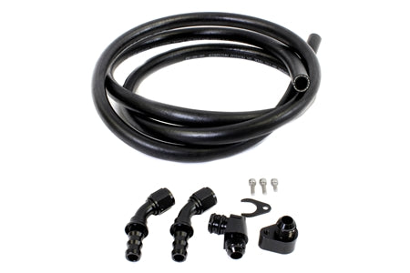 Precision Works Engine Oil Catch Can Fittings with Hose For Mercedes M156 AMG Engines PrivateLabelMfg