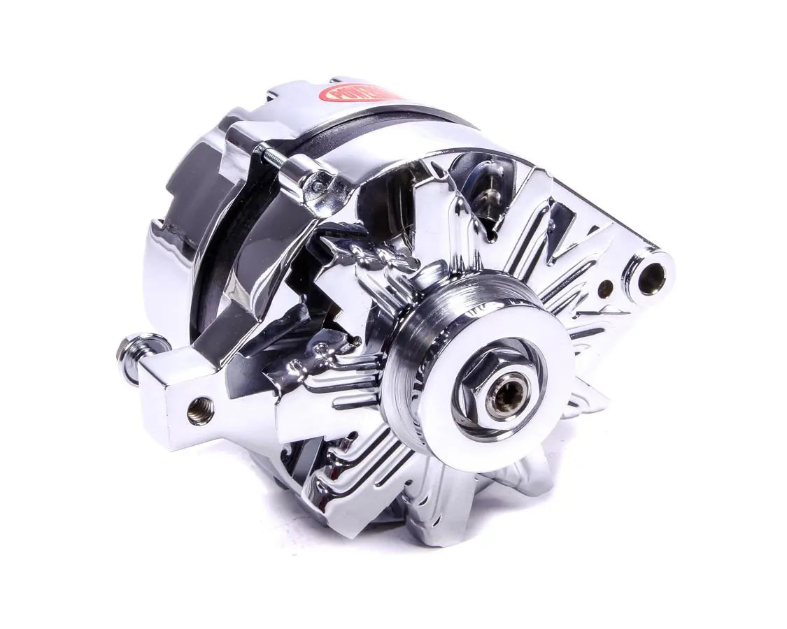 Powermaster Chrome Ford Alternator 75 Amp - 17078