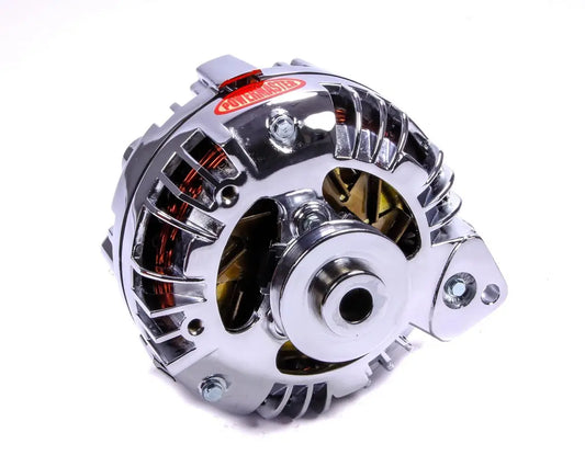 Powermaster Chrome Mopar Alternator 95 Amp Single Pulley - 17519