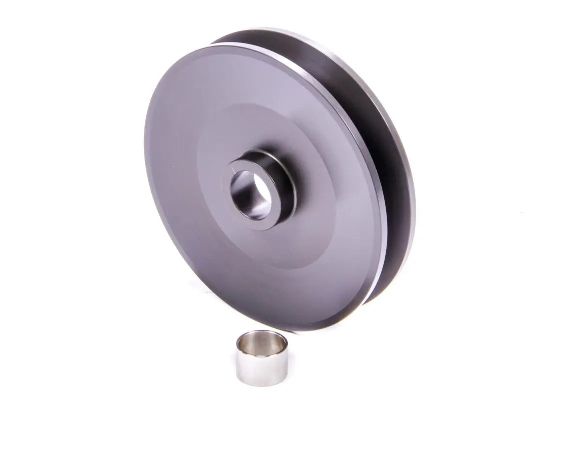 Powermaster 4in Dia Deep V-Belt Alt Pulley Billet Aluminum - 182