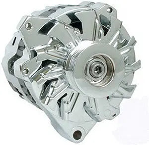 Powermaster Polished GM Alternator 105 Amp W/Serpentine Pul - 27861