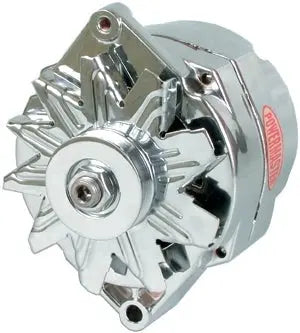 Powermaster Chrome Delco 150amp Alternator 1 Wire - 37293