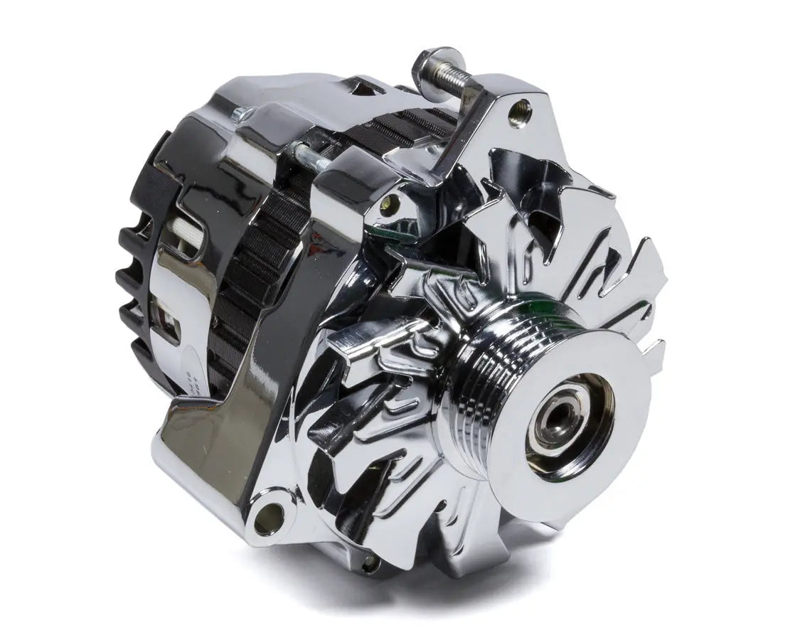 Powermaster Chrome GM CS130 140 Amp Alternator - 37861