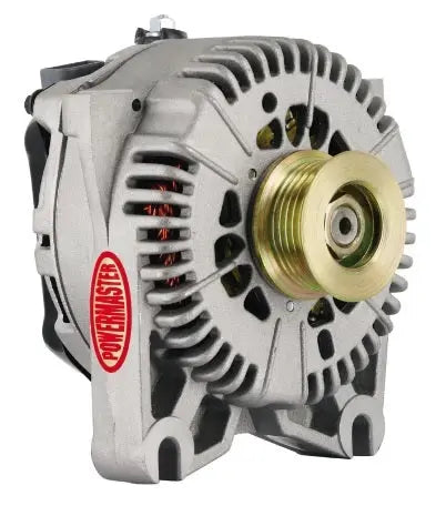 Powermaster 200amp Alternator Ford 4G Style Natural Finish - 47781