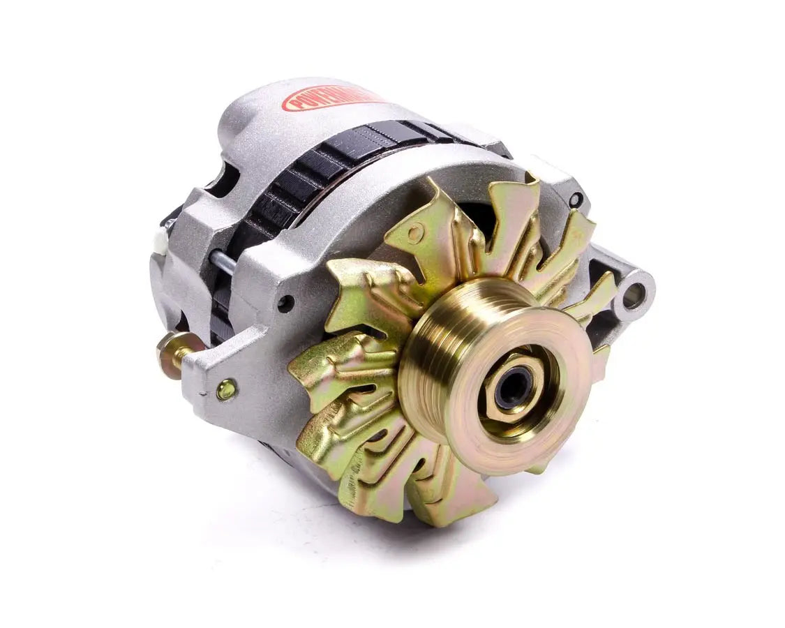 Powermaster 140 Amp XS Small GM Alternator Natural Finis - 478028