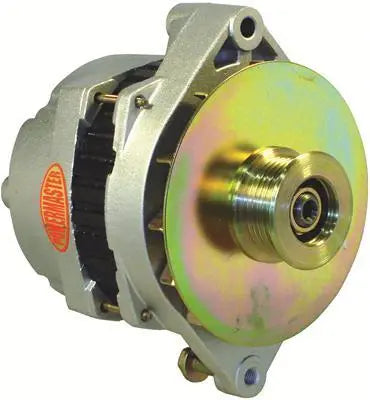 Powermaster 200amp Alternator GM CS 144 Style Natural Finish - 47805
