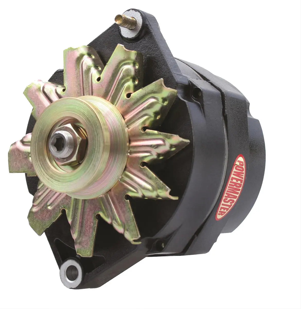 Powermaster Alternator GM 12SI 150 Amp 1-V Pulley Black - 57293