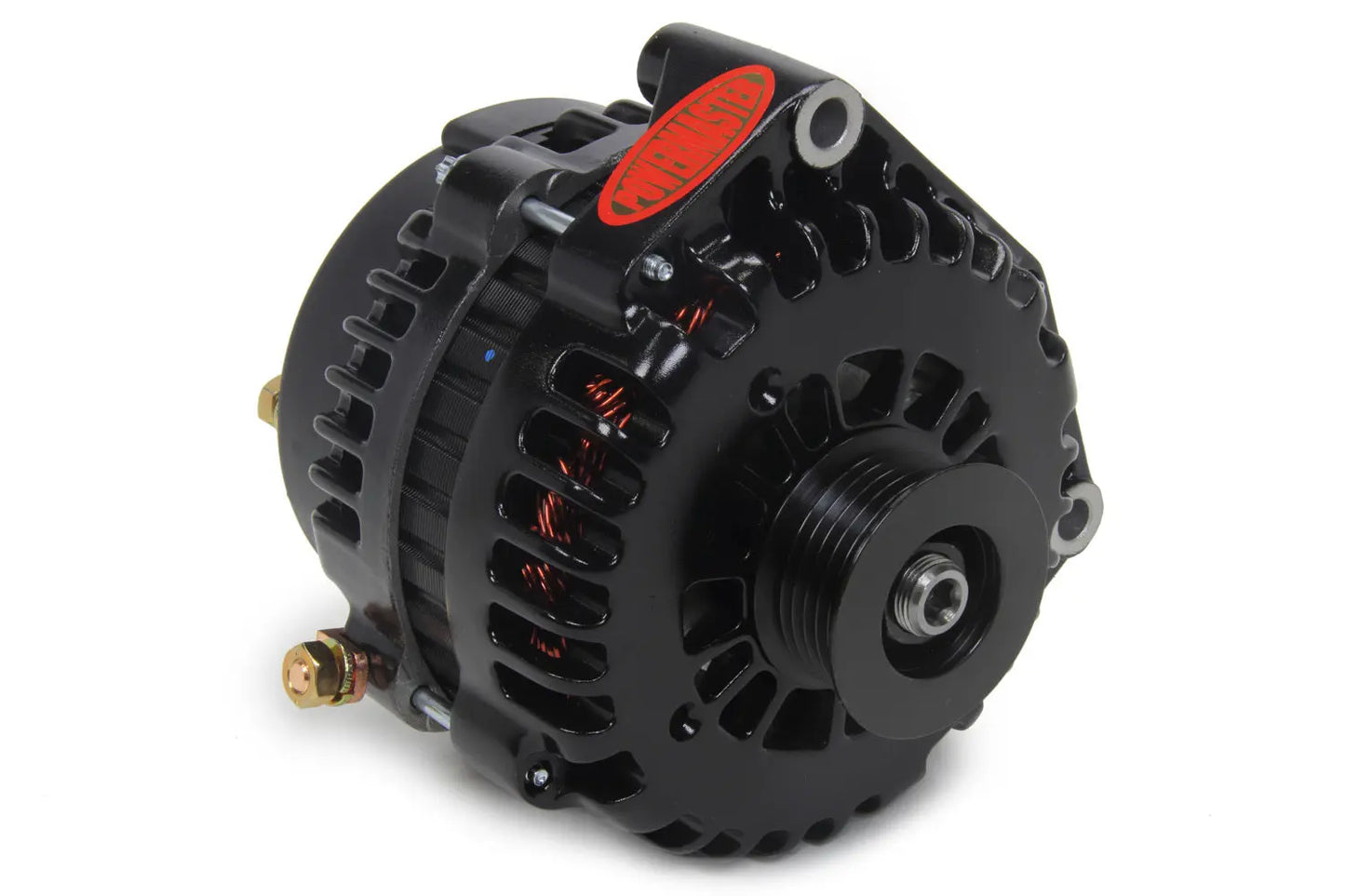 Powermaster Alternator 220 Amps GM 6-Groove - Black - 582378