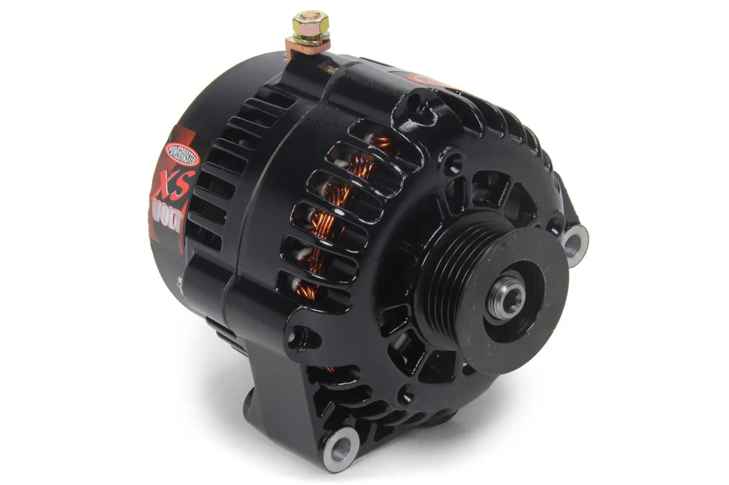Powermaster Alternator 165 Amps GM 6-Groove - Black - 582478