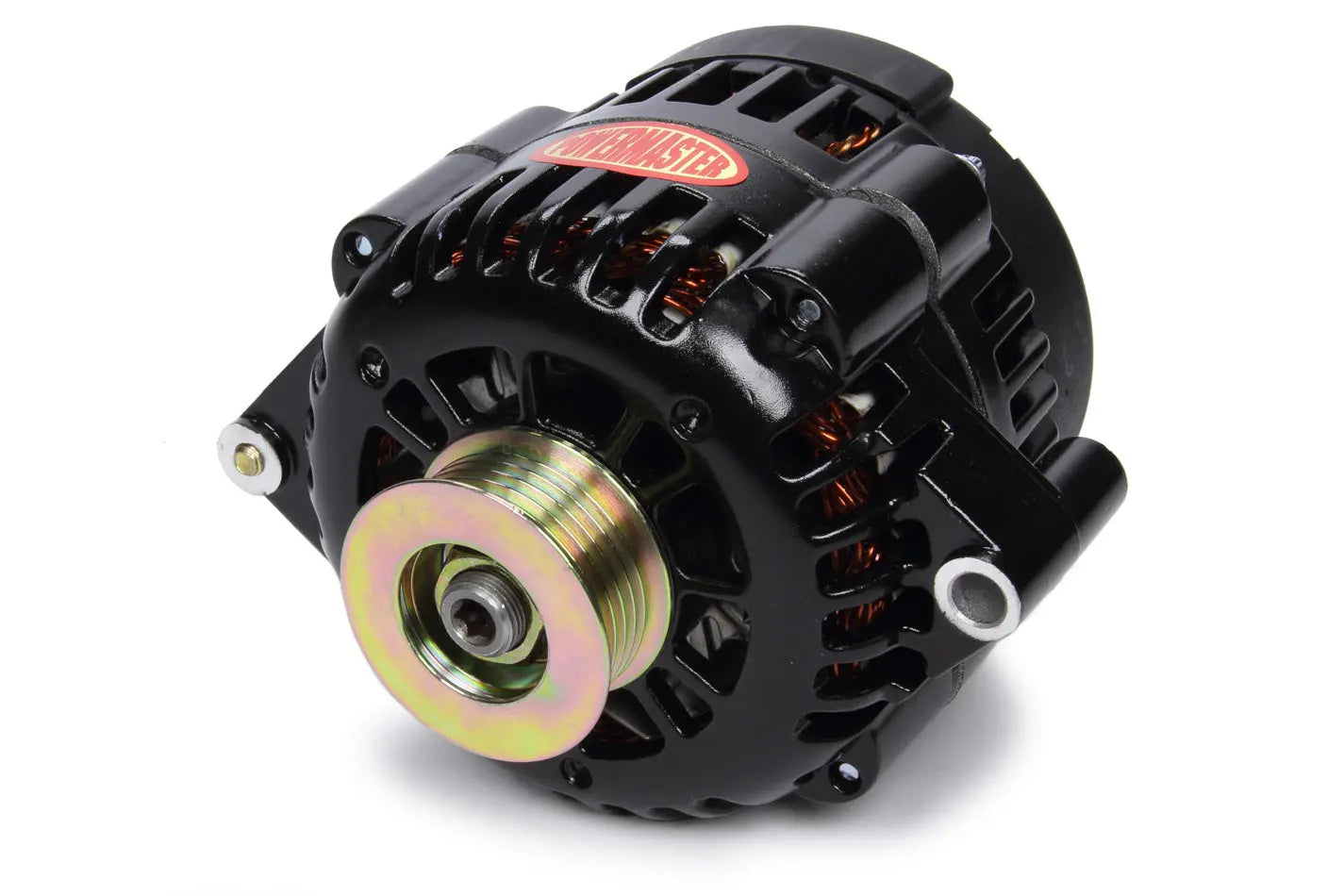 Powermaster 165amp Alternator GM AD 230 Style w/Black Finish - 58414