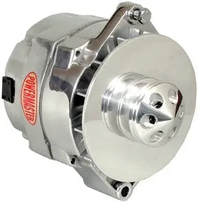 Powermaster Polished Delco 150amp Alternator 1 Wire - 67294