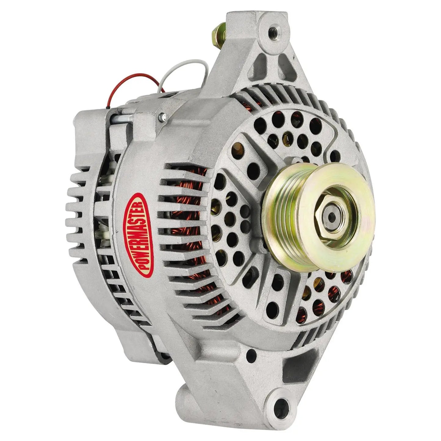 Powermaster Ford 140amp Alternator 1-Wire 6-Groove Serp. - 77611