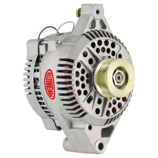 Powermaster Ford 140amp Alternator 1-Wire 6-Groove Serp. - 77611