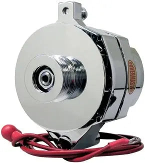 Powermaster Chrome Ford 150 amp Upgrade Alternator - 8-37140