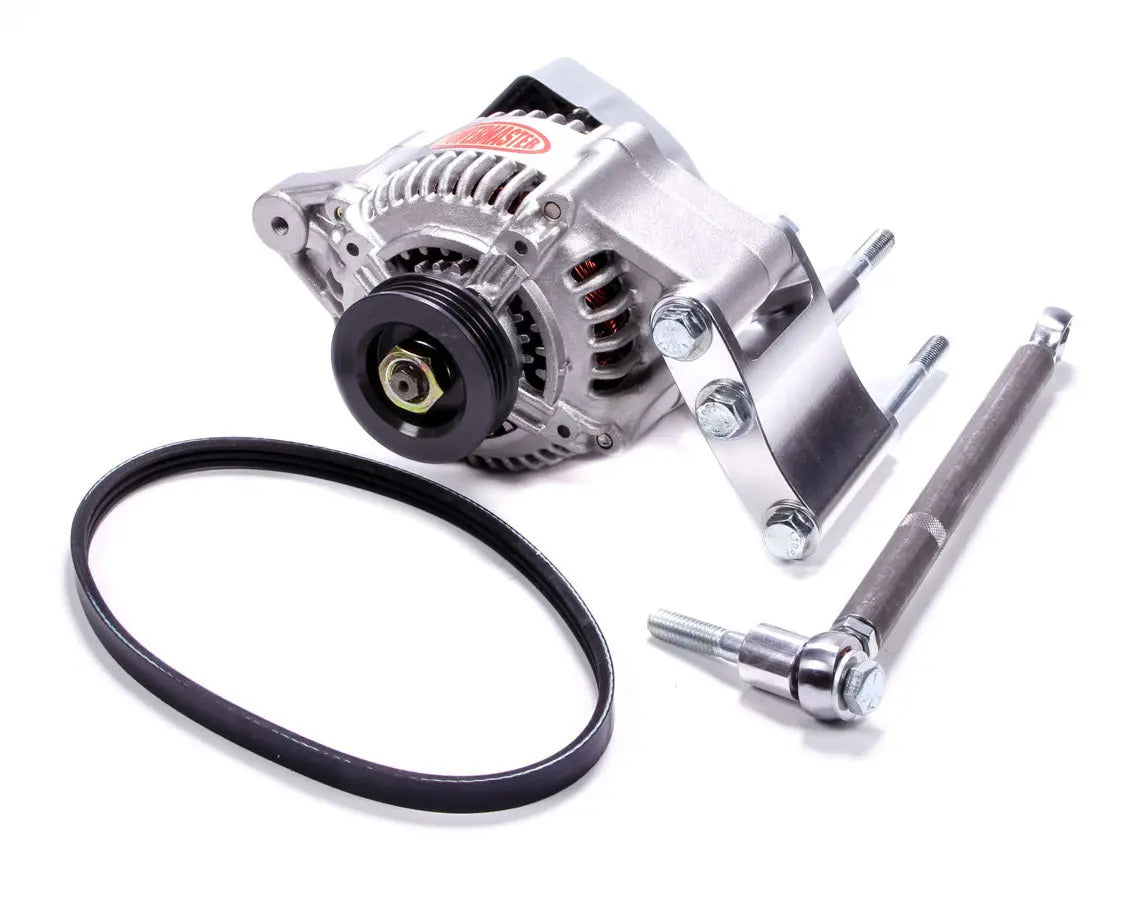 Powermaster High Mount Racing Alternator Kit - 8-802