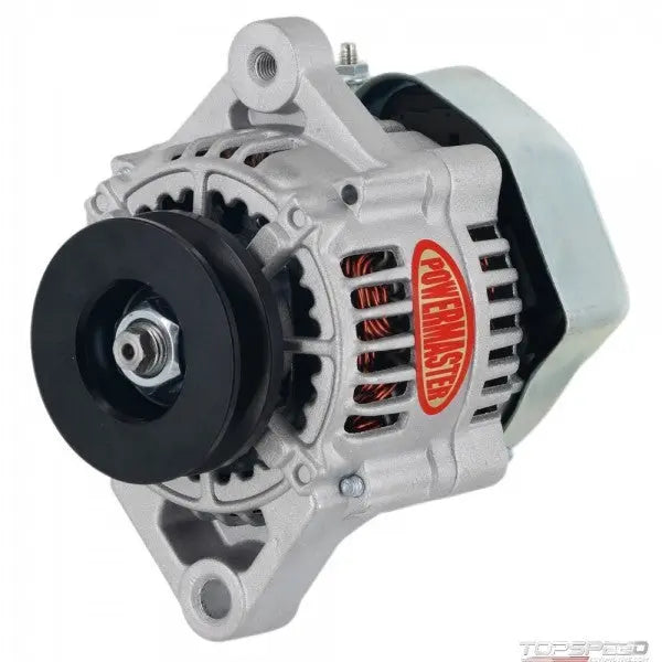 Powermaster 75 amp Race Alternator Denso Style 100mm 12V - 8173