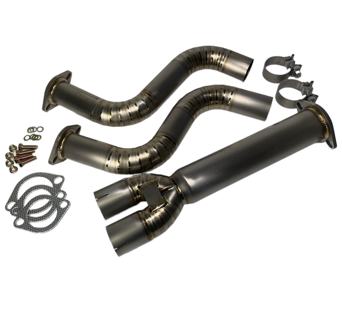 PLM Power Driven Titanium Mid Y-Pipe for Nissan 370Z PrivateLabelMfg