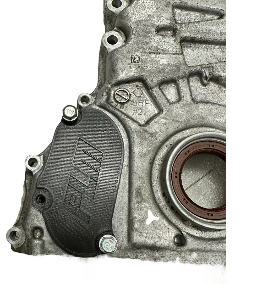 Precision Works Billet Timing Chain Tensioner Cover Plate K20C K20C1 K20C4 PrivateLabelMfg