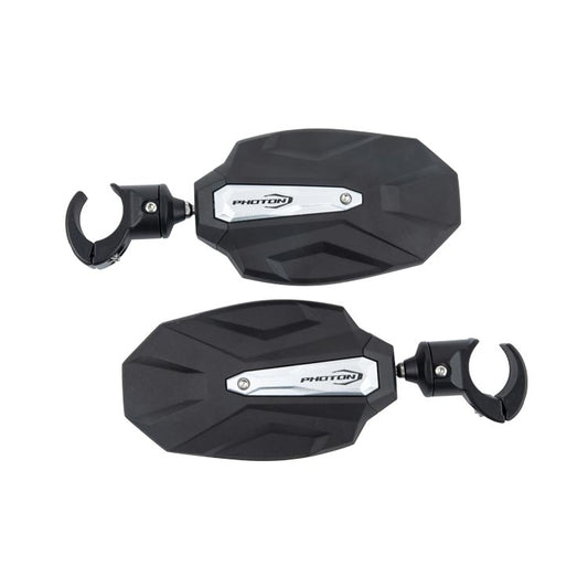 Seizmik Photon Cast Aluminum Side View Mirrors for 1.75–2-Inch Adjustable Clamps