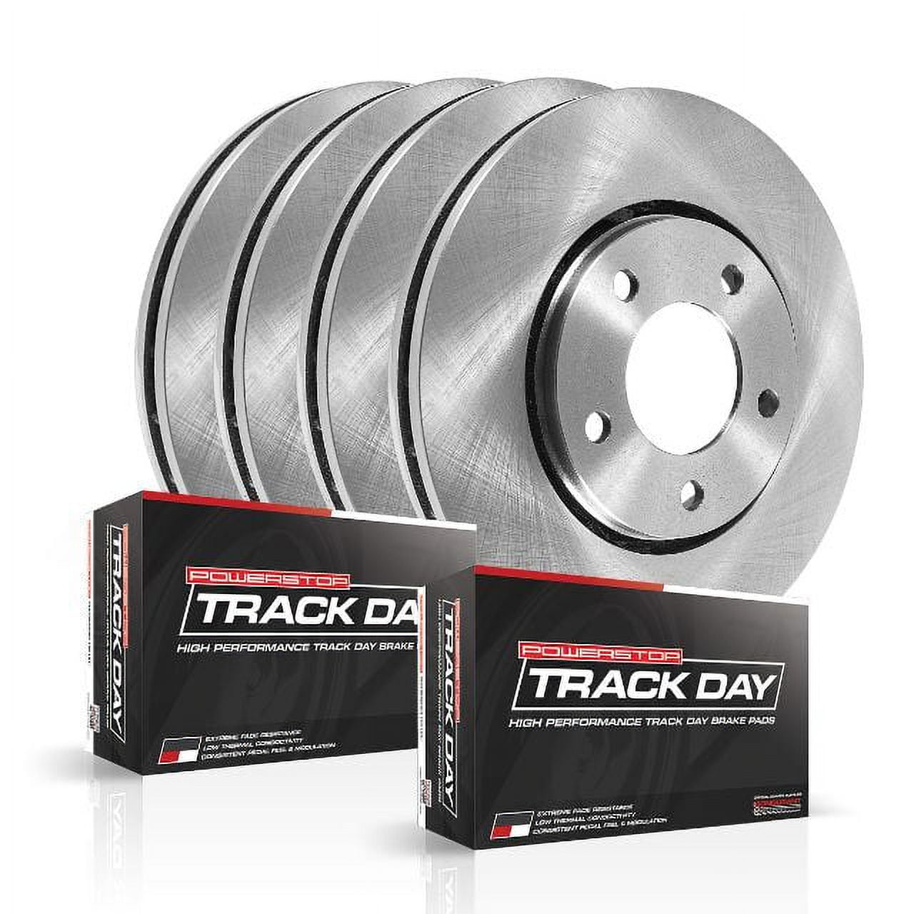 Power Stop 94-01 Acura Integra Front and Rear Semi-Coated Rotor Kit