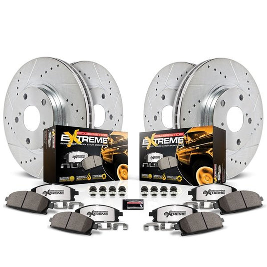 Power Stop 92-99 Jeep Cherokee Front & Rear Autospecialty Brake Kit