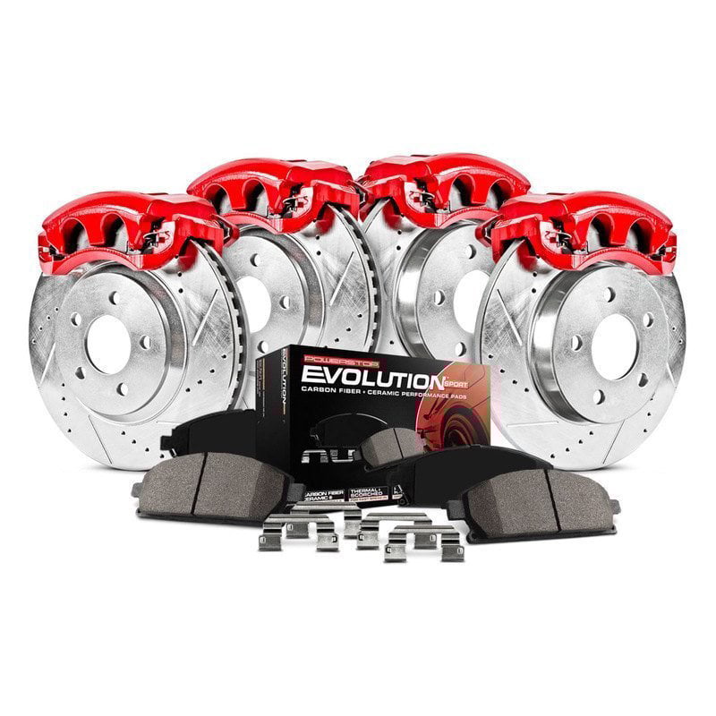 Power Stop 06-10 Jeep Commander Front Z23 Evolution Sport Brake Kit w/Calipers
