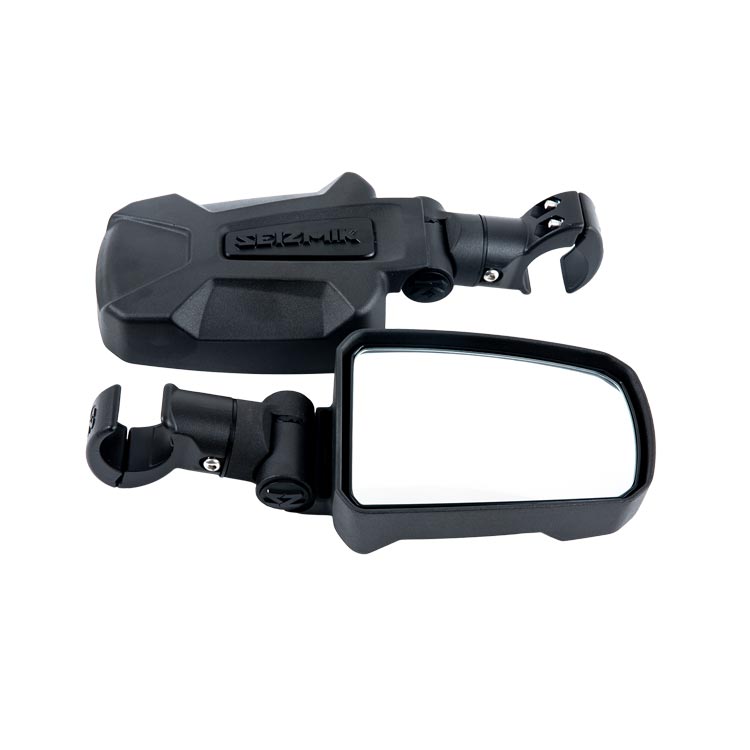 Seizmik 04+ Can Am/ Honda/ Kubota/ Yamaha Pursuit UTV Sideview Mirror Pair 2 in.
