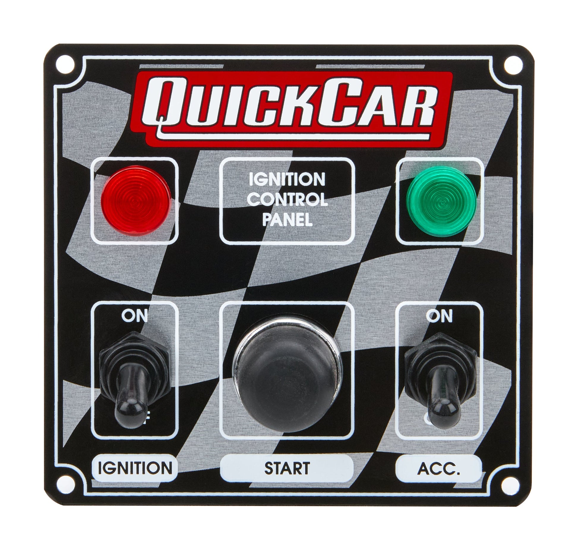 Ignition Panel 2 Switch w/Lights QUICKCAR RACING PRODUCTS