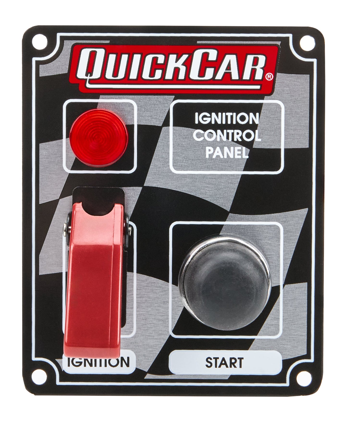 Ignition Panel w/Flip Switch and Light QUICKCAR RACING PRODUCTS
