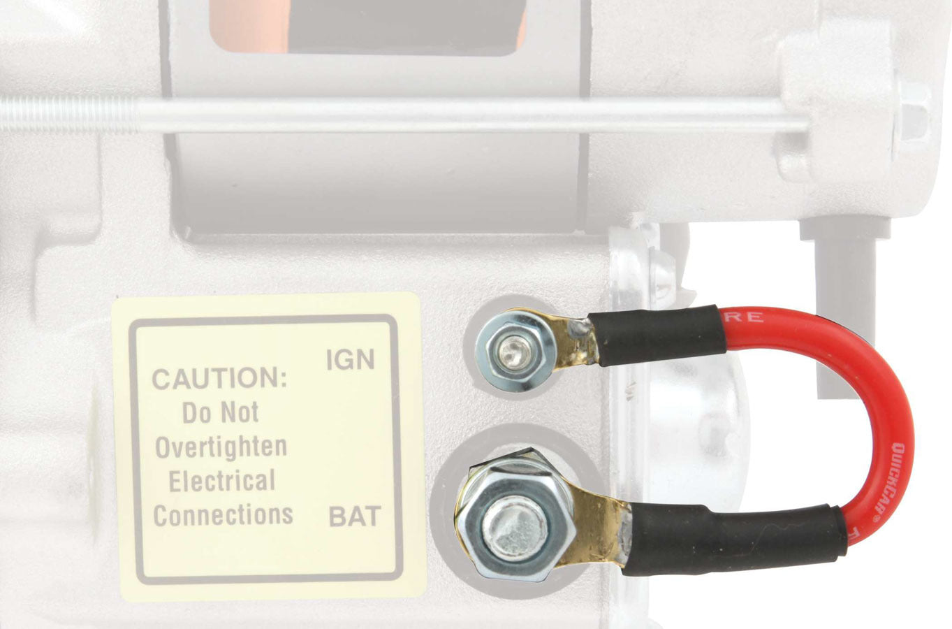 Starter Solenoid Jumper w/Ring QUICKCAR RACING PRODUCTS