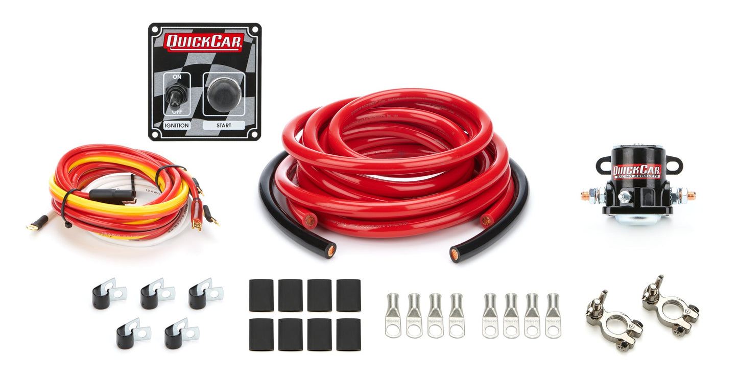 Wiring Kit 2 Gauge with 50-102 Switch Panel QUICKCAR RACING PRODUCTS