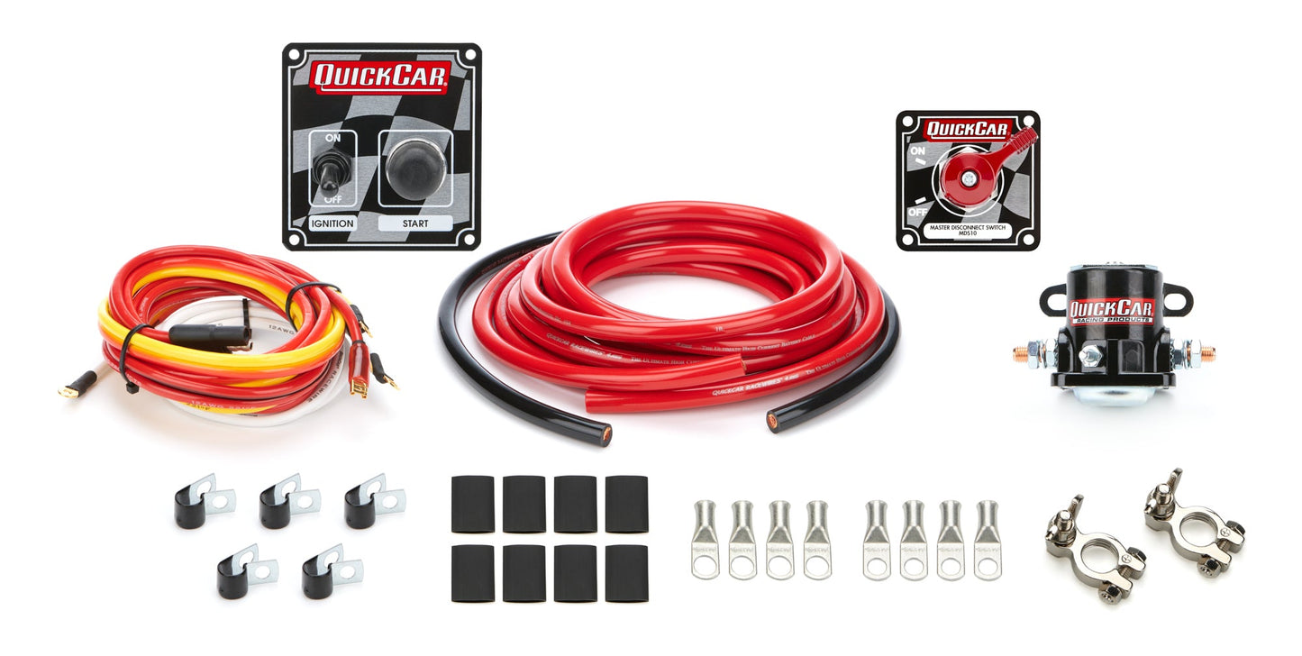 Wiring Kit 4 Gauge with 50-102 Panel QUICKCAR RACING PRODUCTS