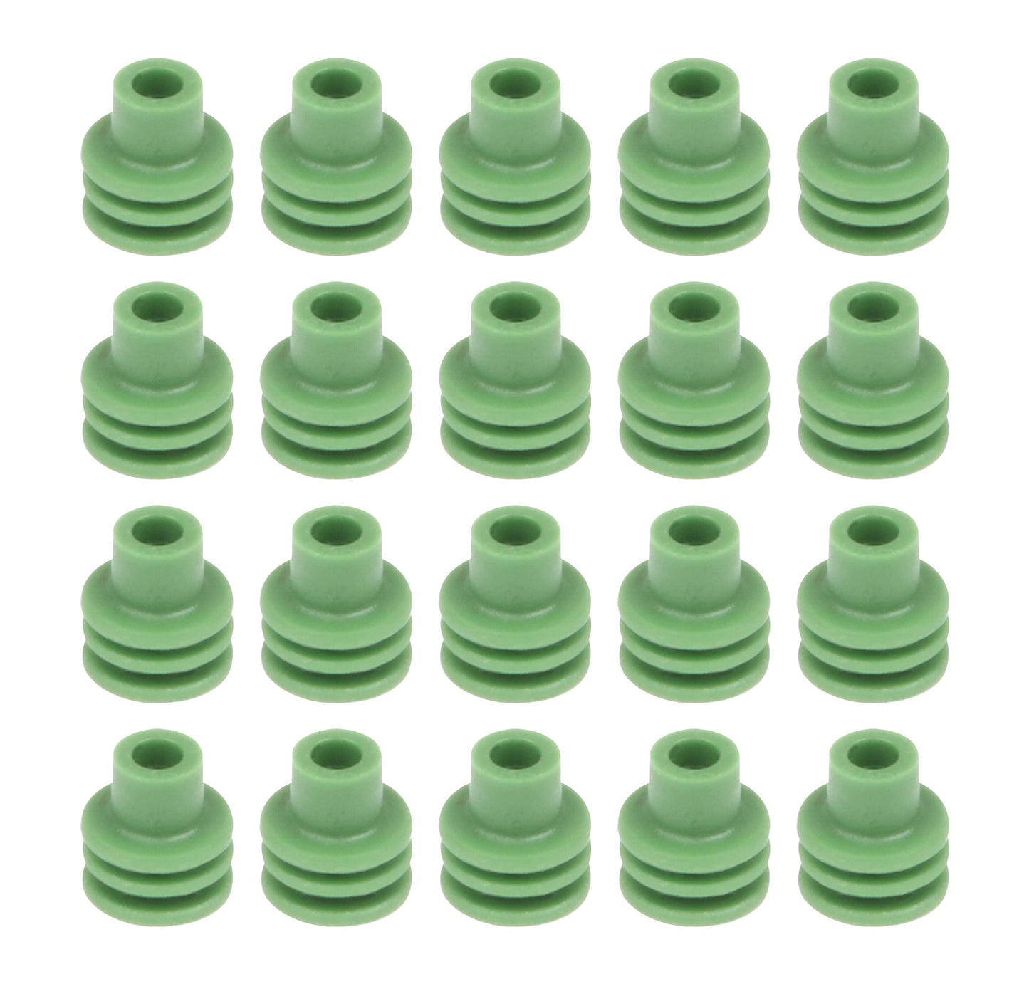 Green Weatherpack Seals 20 pack QUICKCAR RACING PRODUCTS