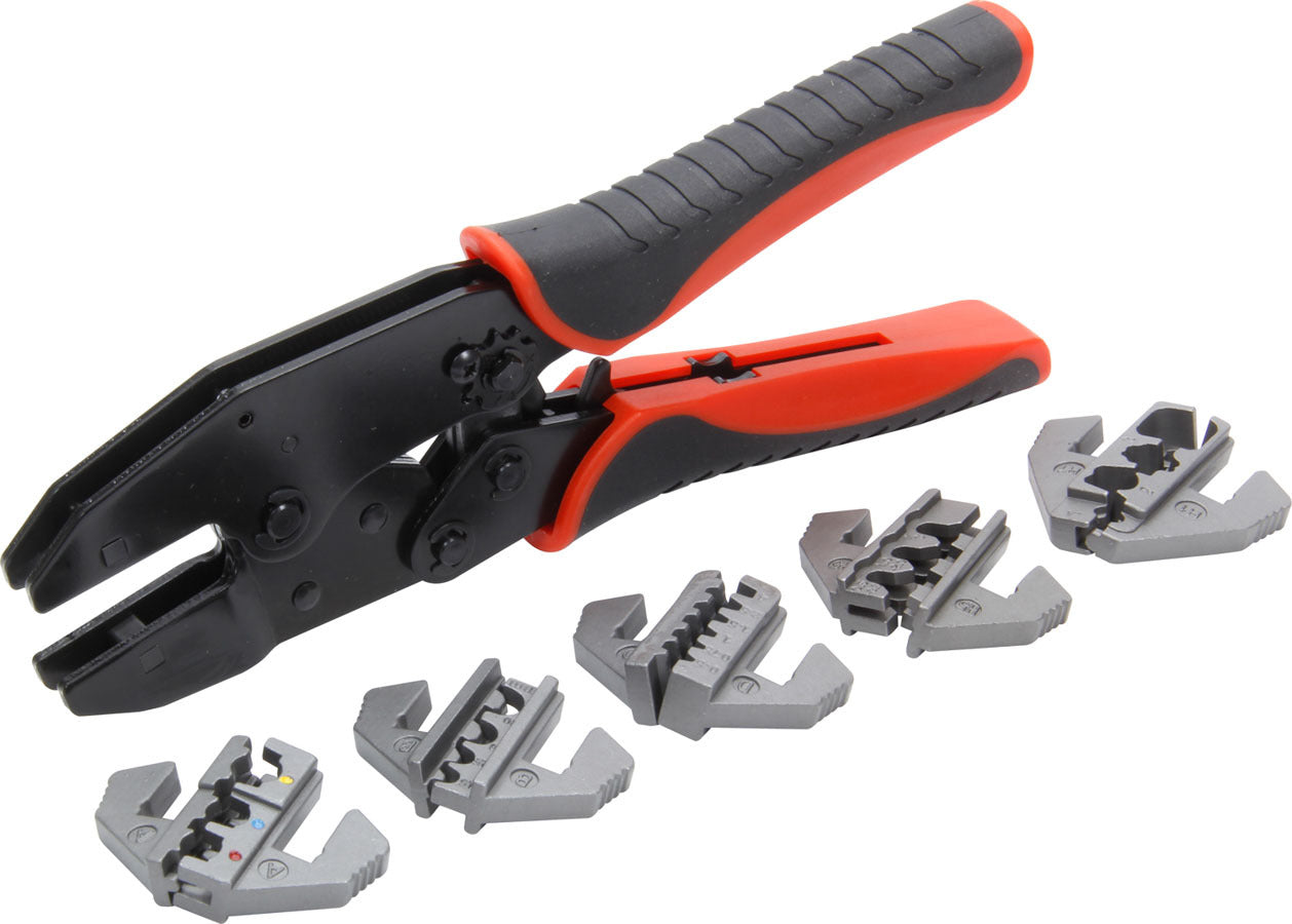 Ratcheting Wire Crimper with Dies QUICKCAR RACING PRODUCTS