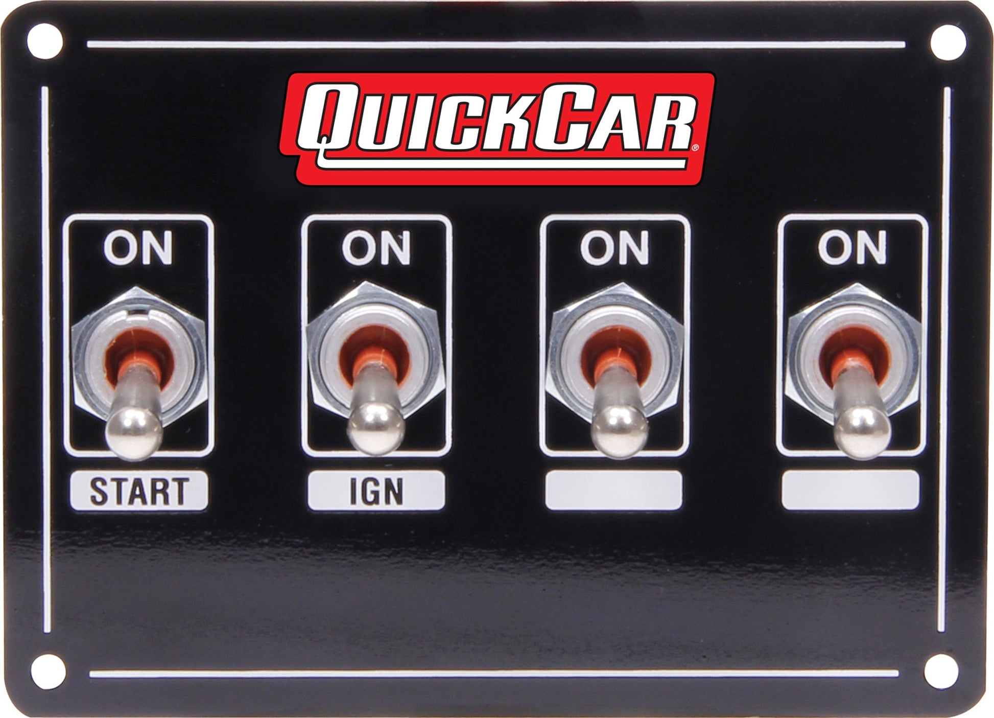 Ignition Panel Extreme 4 Switch w/ Pigtail QUICKCAR RACING PRODUCTS