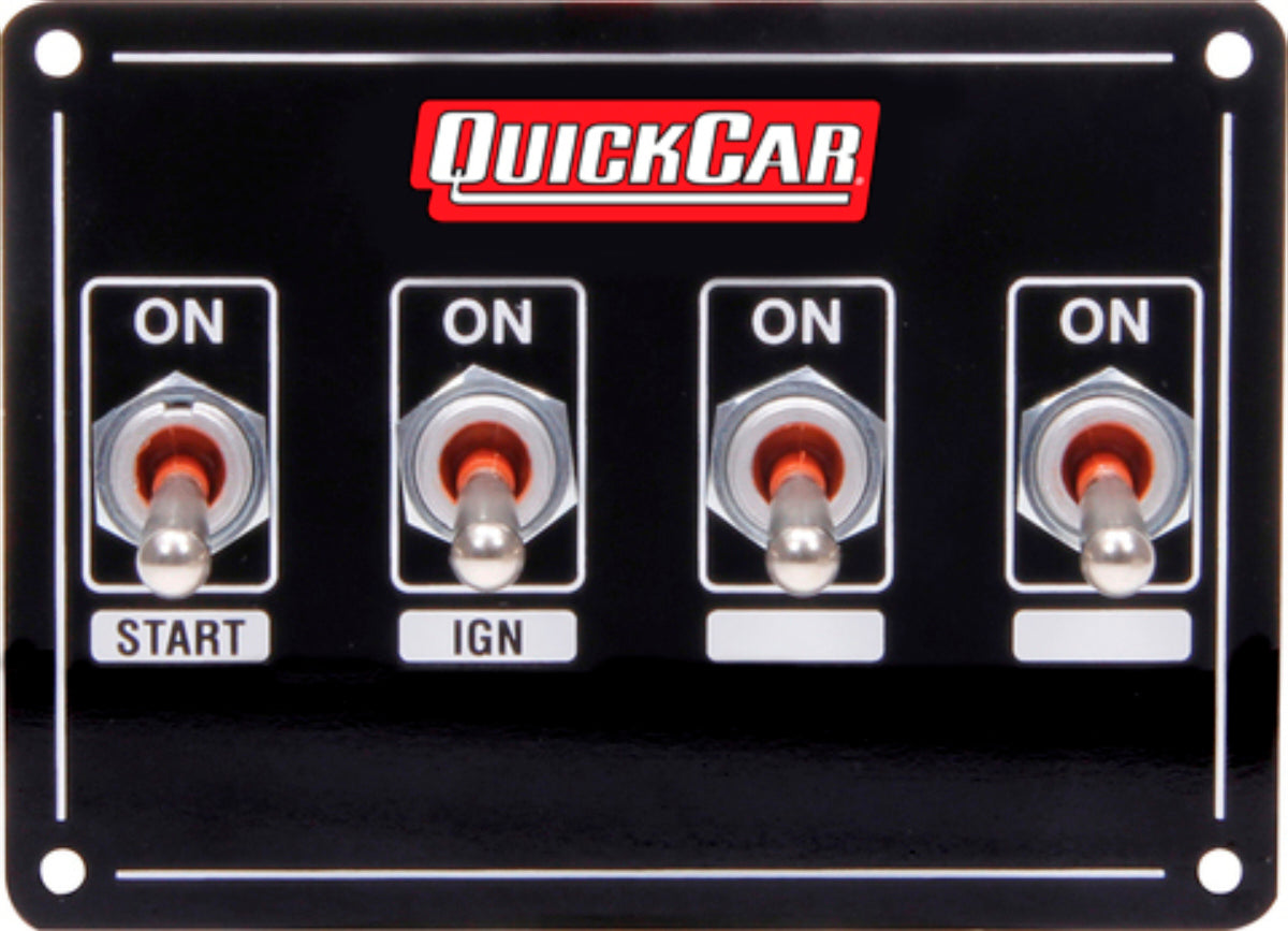 Ignition Panel Extreme 4 Switch Single Ignition QUICKCAR RACING PRODUCTS