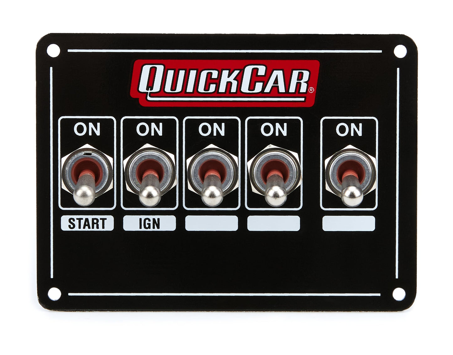 Ignition Panel - Single Ing. w/Acc Switches QUICKCAR RACING PRODUCTS