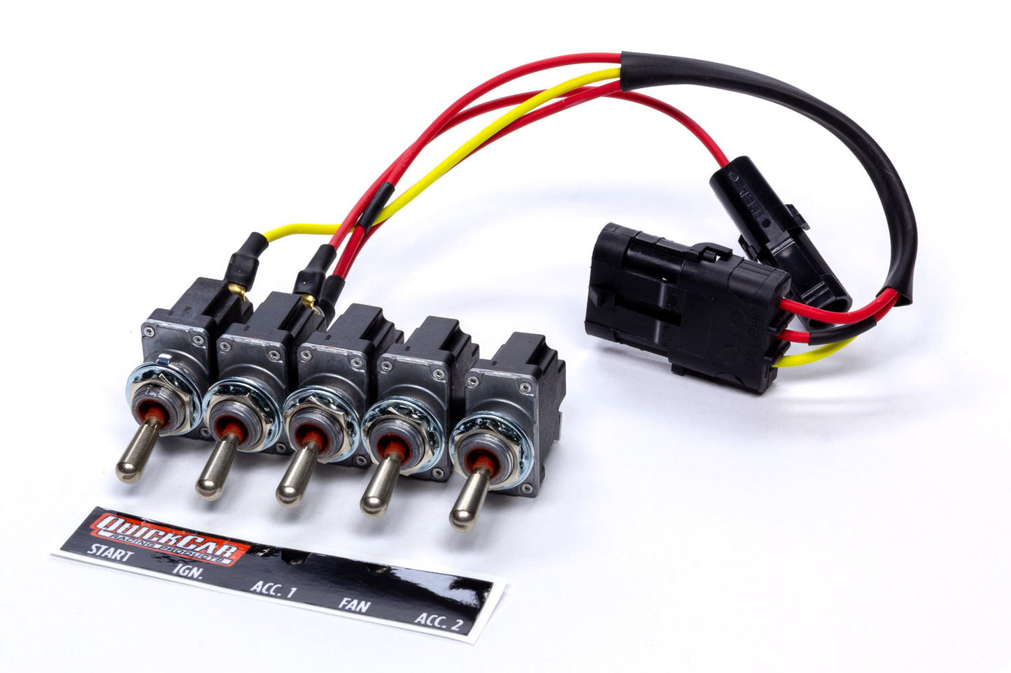 Ignition Panel 5 Switch Single Box QUICKCAR RACING PRODUCTS