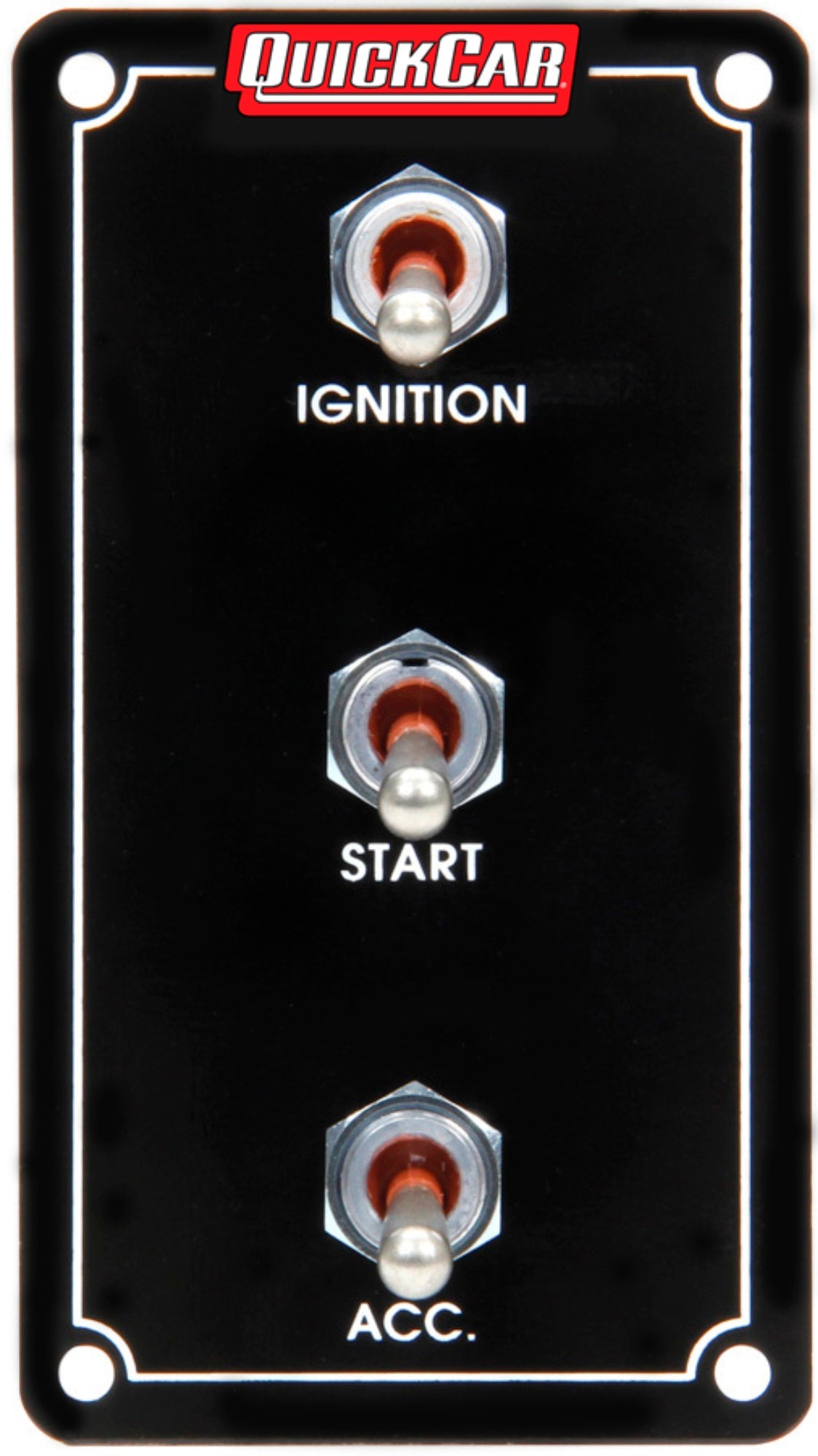 Ign. Panel Extreme Vert. 3 Switch Pigtail End QUICKCAR RACING PRODUCTS