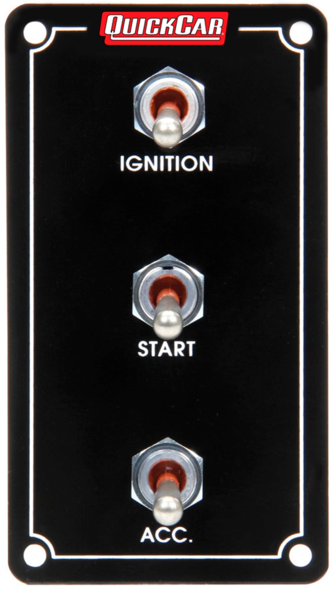 Ign. Panel Extreme Vert. 3 Switch Dual Ignition QUICKCAR RACING PRODUCTS