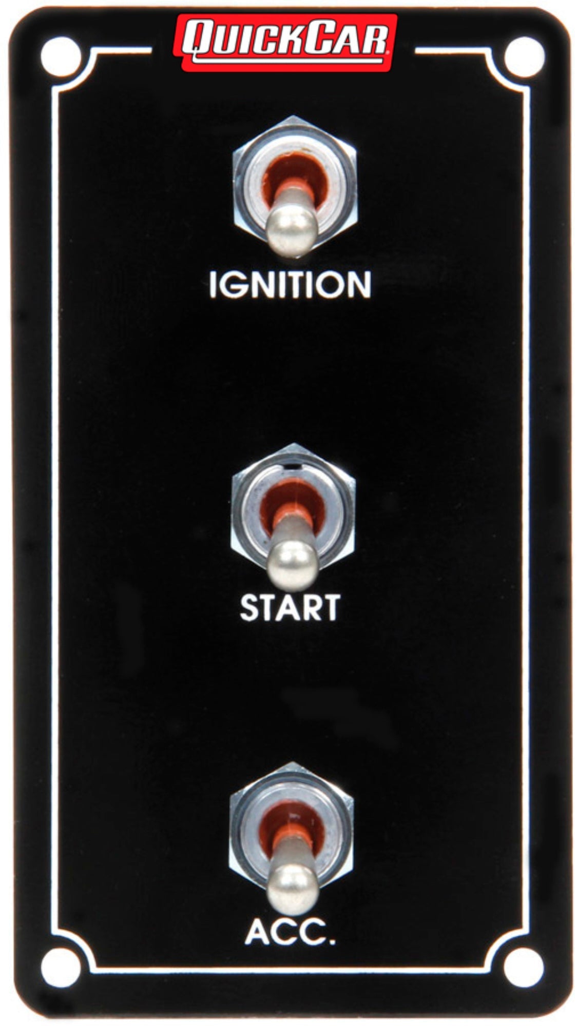 Ign. Panel Extreme Vert. 3 Switch Single Ignition QUICKCAR RACING PRODUCTS