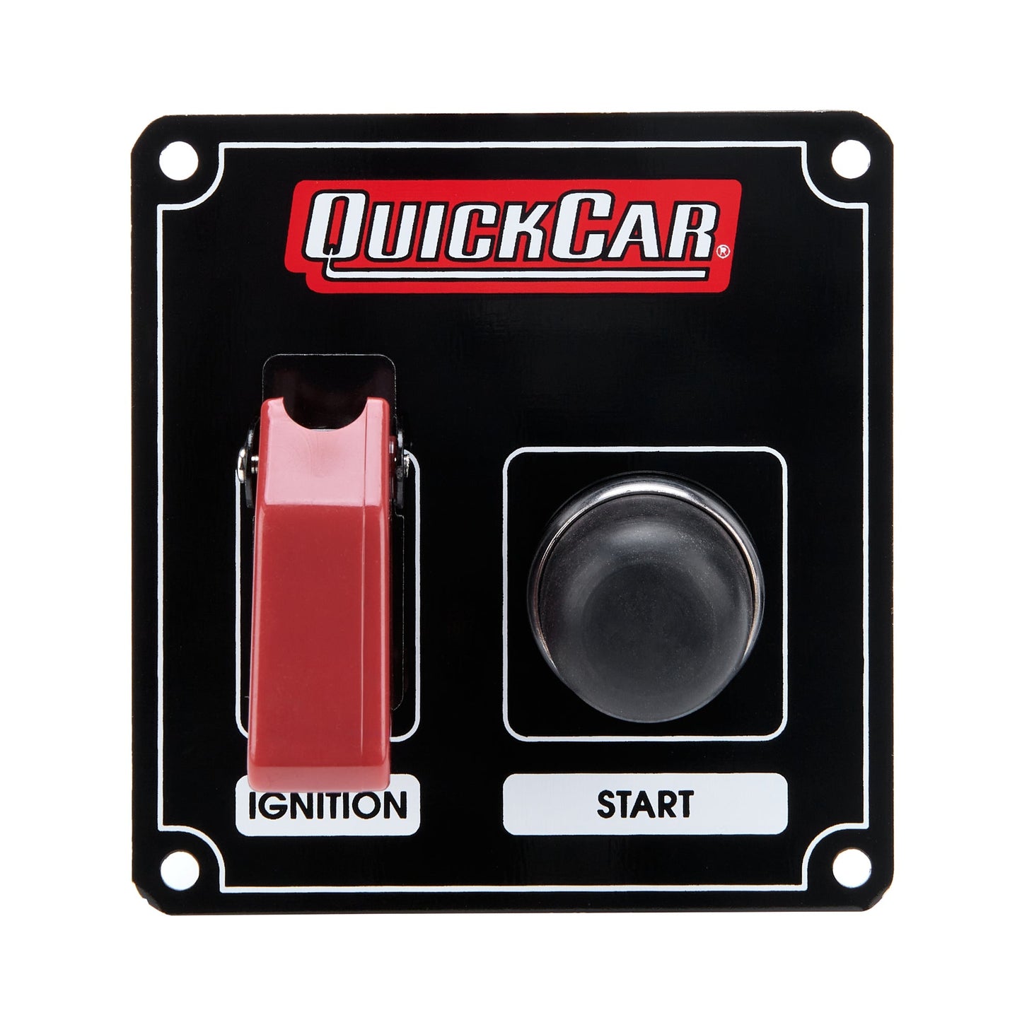 Ignition Panel Black w/ Flip Switch QUICKCAR RACING PRODUCTS