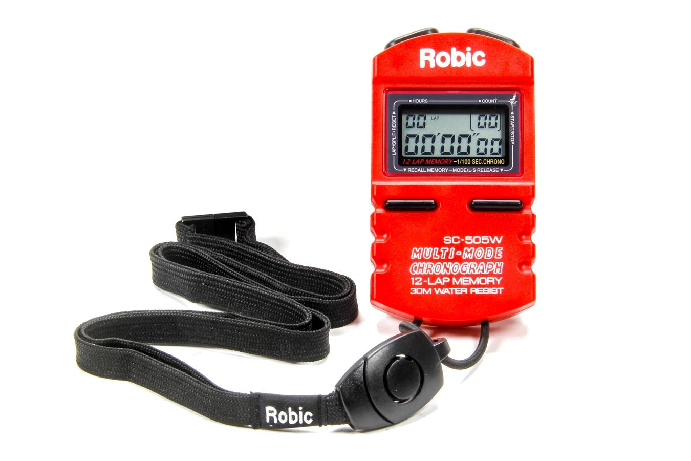 Stopwatch Red QUICKCAR RACING PRODUCTS