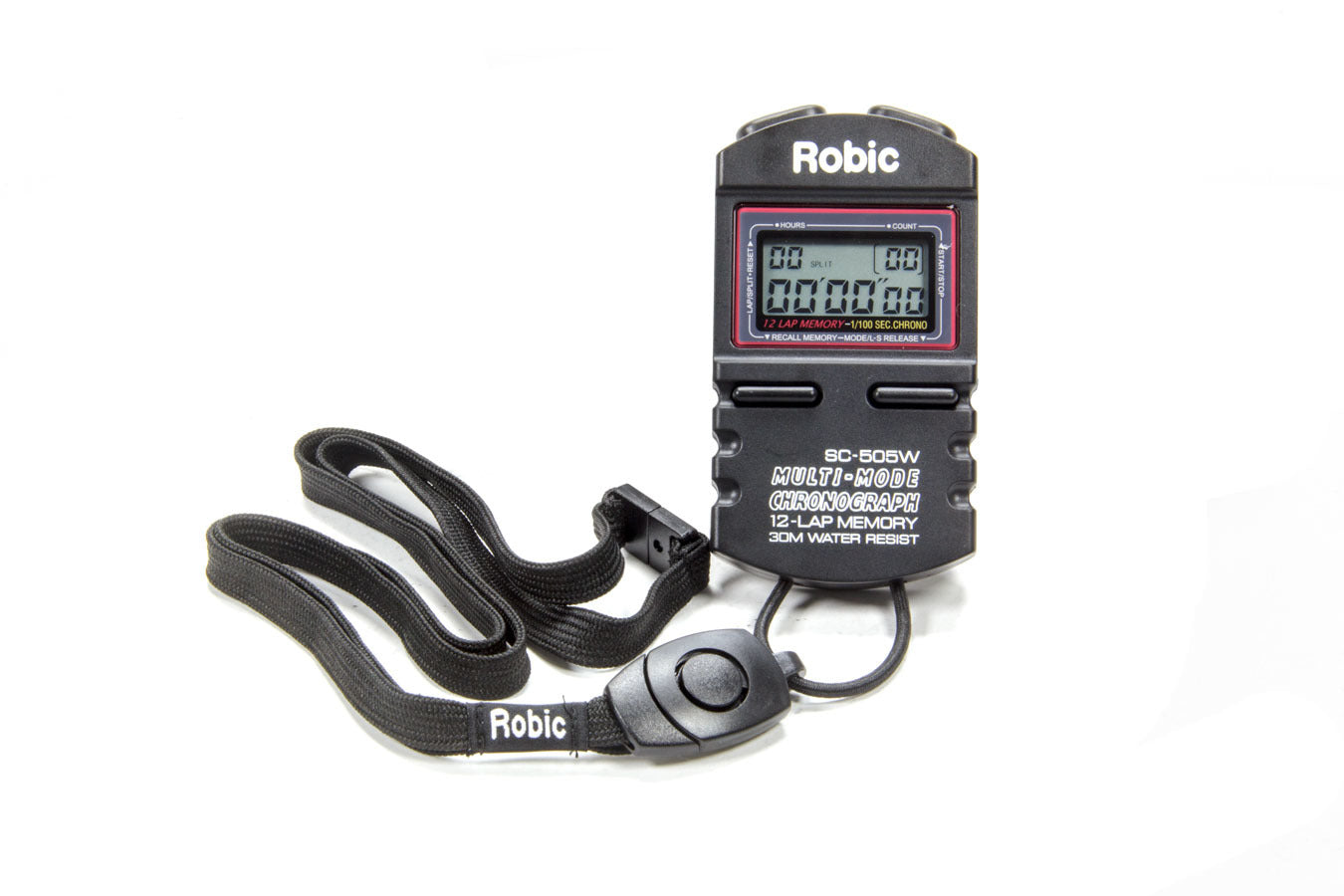 Stopwatch Black QUICKCAR RACING PRODUCTS