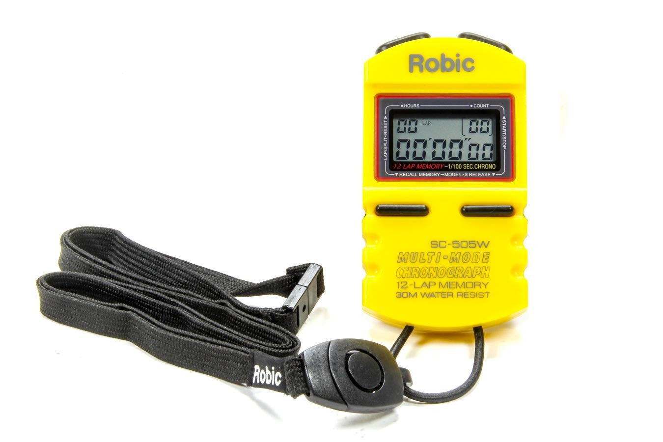 Stopwatch Yellow QUICKCAR RACING PRODUCTS